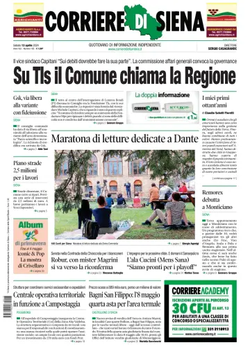 Corriere di Siena - 13 Nis 2024