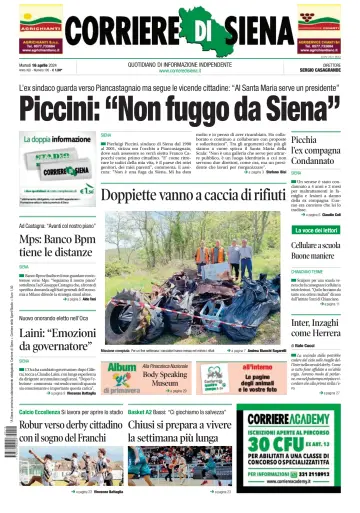 Corriere di Siena - 16 4월 2024