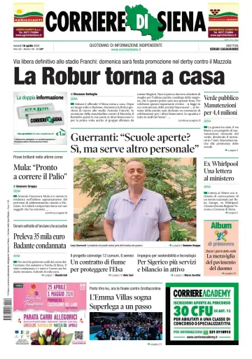 Corriere di Siena - 19 四月 2024