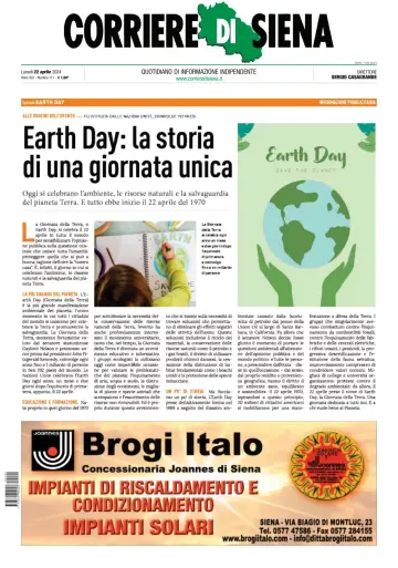 Corriere di Siena - 22 四月 2024