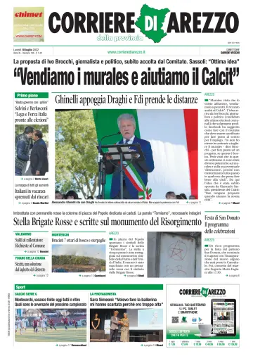 Corriere di Arezzo - 18 Jul 2022