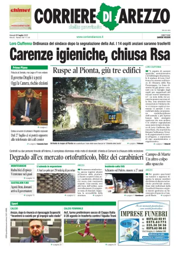 Corriere di Arezzo - 21 Jul 2022