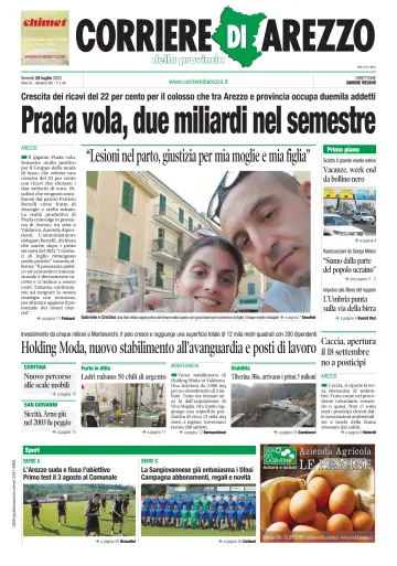 Corriere di Arezzo - 29 Jul 2022