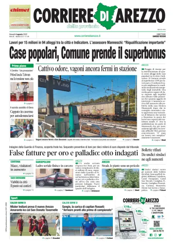Corriere di Arezzo - 4 Aug 2022