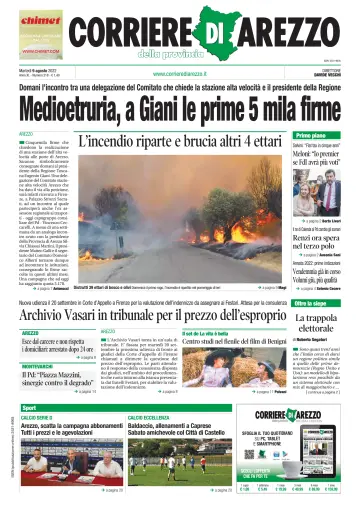 Corriere di Arezzo - 9 Aug 2022