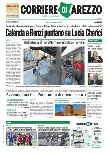 Corriere di Arezzo - 21 Aug 2022