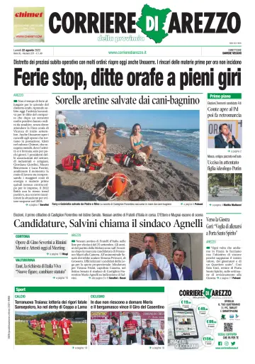 Corriere di Arezzo - 22 Aug 2022