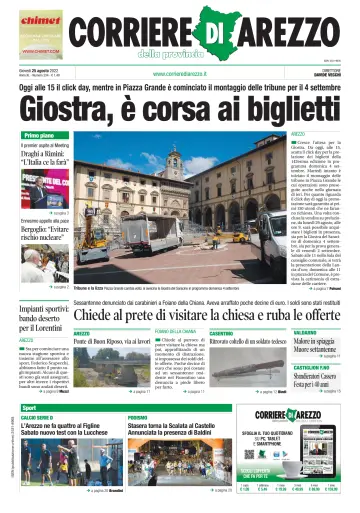 Corriere di Arezzo - 25 Aug 2022