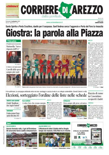 Corriere di Arezzo - 4 Sep 2022