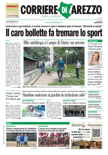 Corriere di Arezzo - 8 Sep 2022