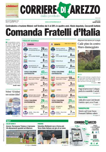 Corriere di Arezzo - 27 Sep 2022