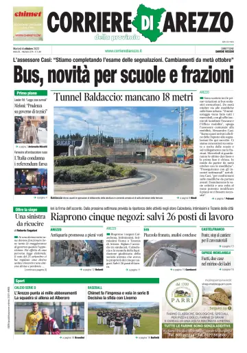 Corriere di Arezzo - 4 Oct 2022