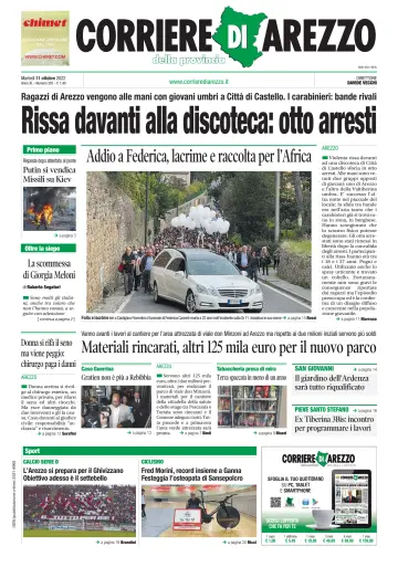 Corriere di Arezzo - 11 Oct 2022