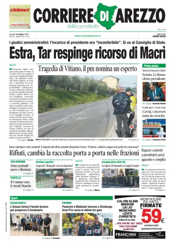 Corriere di Arezzo - 14 Oct 2022