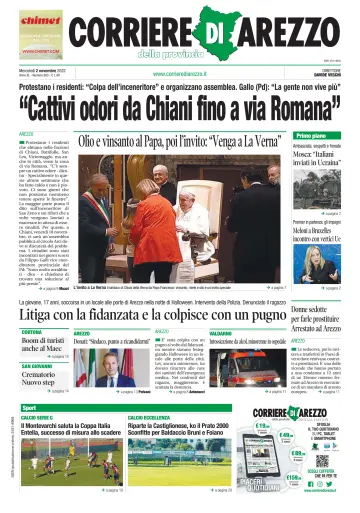 Corriere di Arezzo - 2 Nov 2022