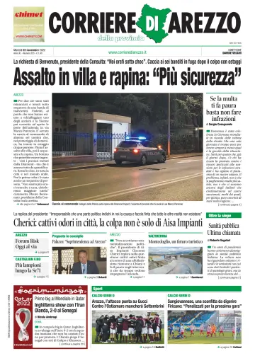 Corriere di Arezzo - 22 Nov 2022