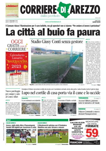 Corriere di Arezzo - 3 Dec 2022