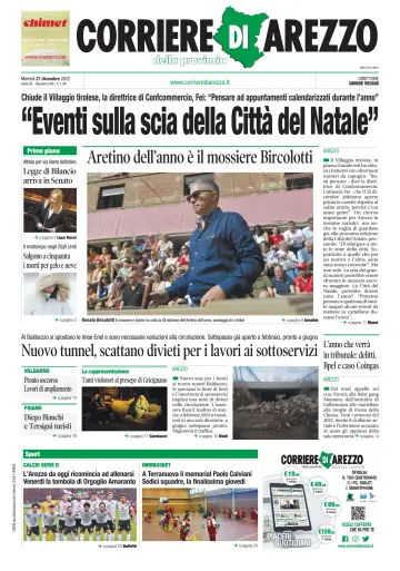 Corriere di Arezzo - 27 Dec 2022