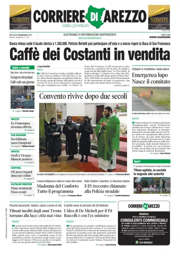 Corriere di Arezzo - 25 Jan 2023