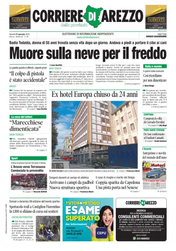 Corriere di Arezzo - 27 Jan 2023