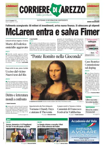 Corriere di Arezzo - 4 May 2023