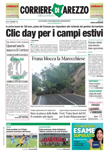 Corriere di Arezzo - 18 May 2023