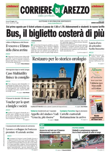 Corriere di Arezzo - 27 Jul 2023