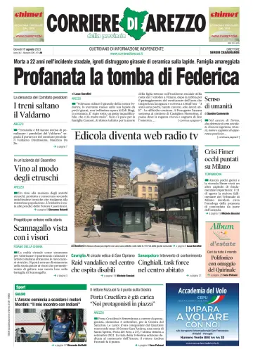 Corriere di Arezzo - 17 Aug 2023
