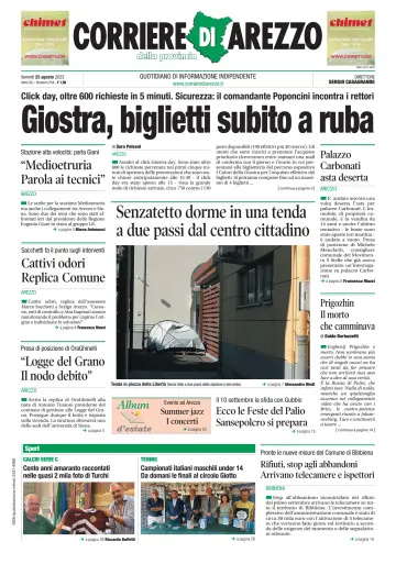 Corriere di Arezzo - 25 Aug 2023