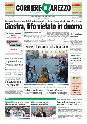 Corriere di Arezzo - 31 Aug 2023