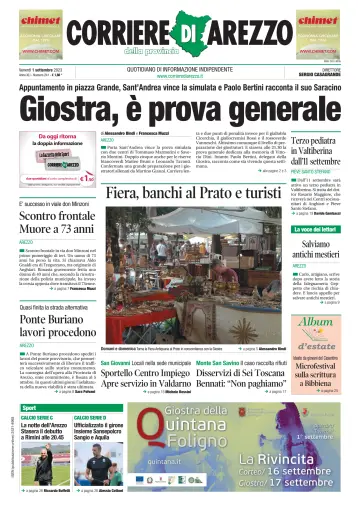 Corriere di Arezzo - 1 Sep 2023