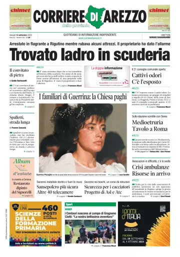 Corriere di Arezzo - 14 Sep 2023