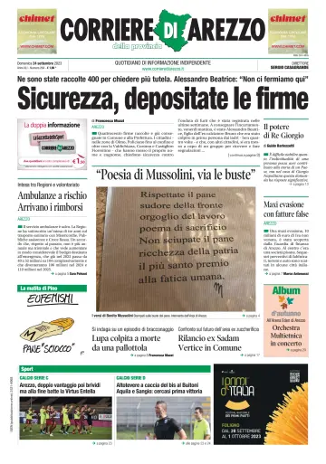 Corriere di Arezzo - 24 Sep 2023