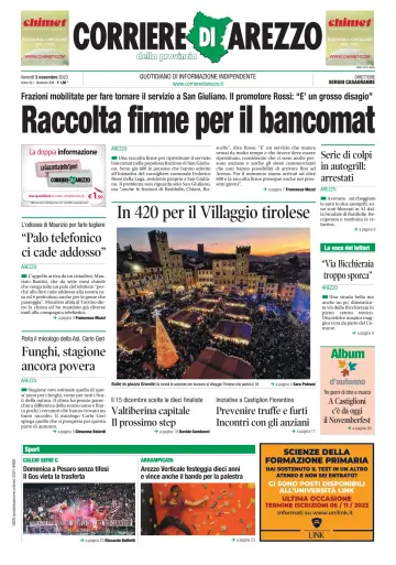 Corriere di Arezzo - 3 Nov 2023