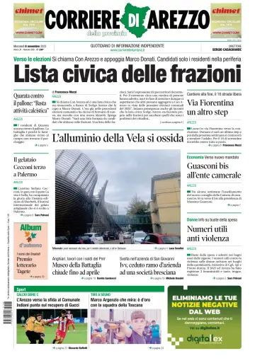 Corriere di Arezzo - 8 Nov 2023
