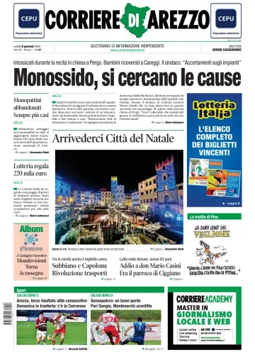 Corriere di Arezzo - 8 Jan 2024