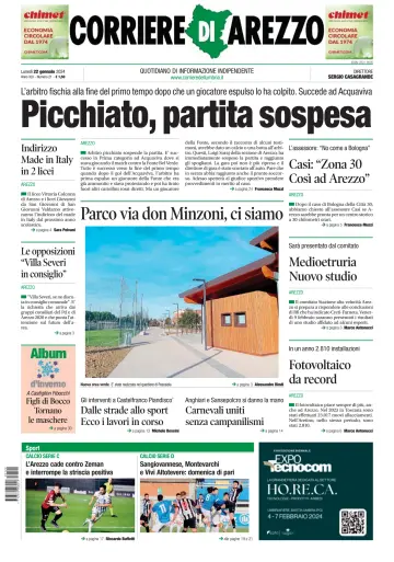 Corriere di Arezzo - 22 Jan 2024