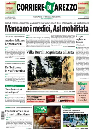 Corriere di Arezzo - 2 Feb 2024
