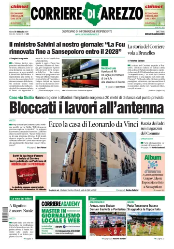 Corriere di Arezzo - 8 Feb 2024