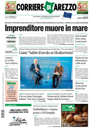 Corriere di Arezzo - 25 Feb 2024