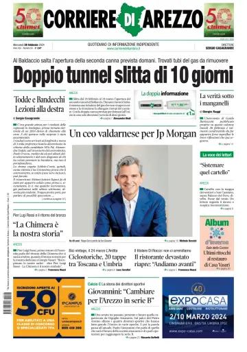 Corriere di Arezzo - 28 Feb 2024