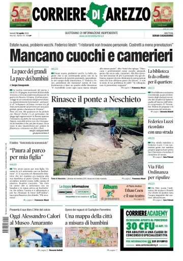 Corriere di Arezzo - 12 四月 2024