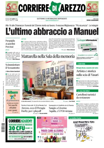 Corriere di Arezzo - 21 四月 2024