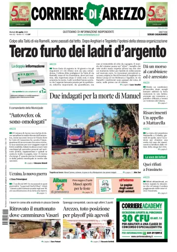 Corriere di Arezzo - 23 四月 2024