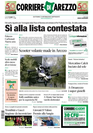 Corriere di Arezzo - 13 mayo 2024