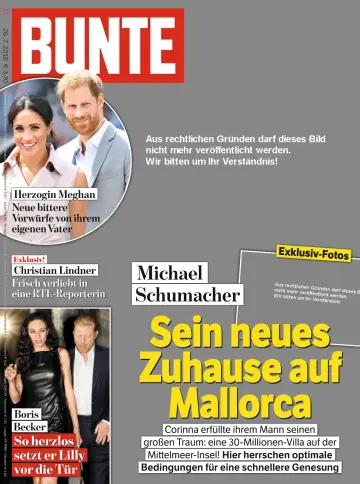 Bunte Magazin - 25 7月 2018