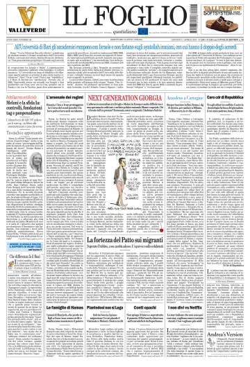 Il Foglio Quotidiano - 11 四月 2024