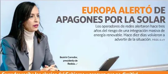 EUROPA ALERTÓ DE APAGONES POR LA SOLAR