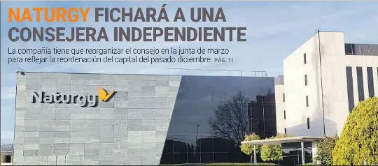 NATURGY FICHARÁ A UNA CONSEJERA INDEPENDIENTE