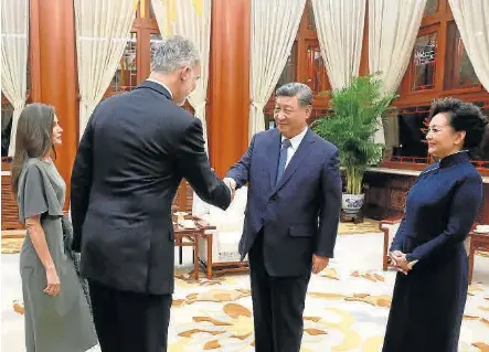 CENA PRIVADA EN PEKÍN CON EL PRESIDENTE CHINO.